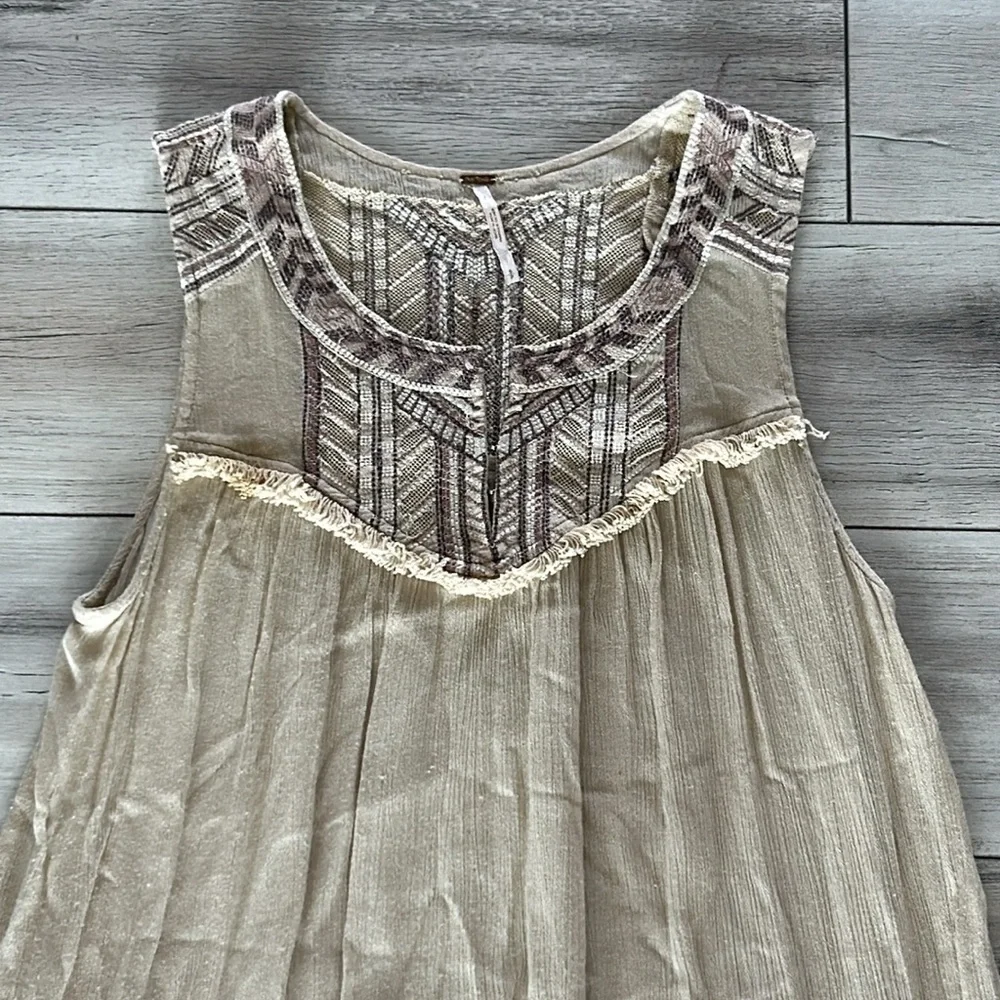 Free People boho hippie sleeveless dress size small